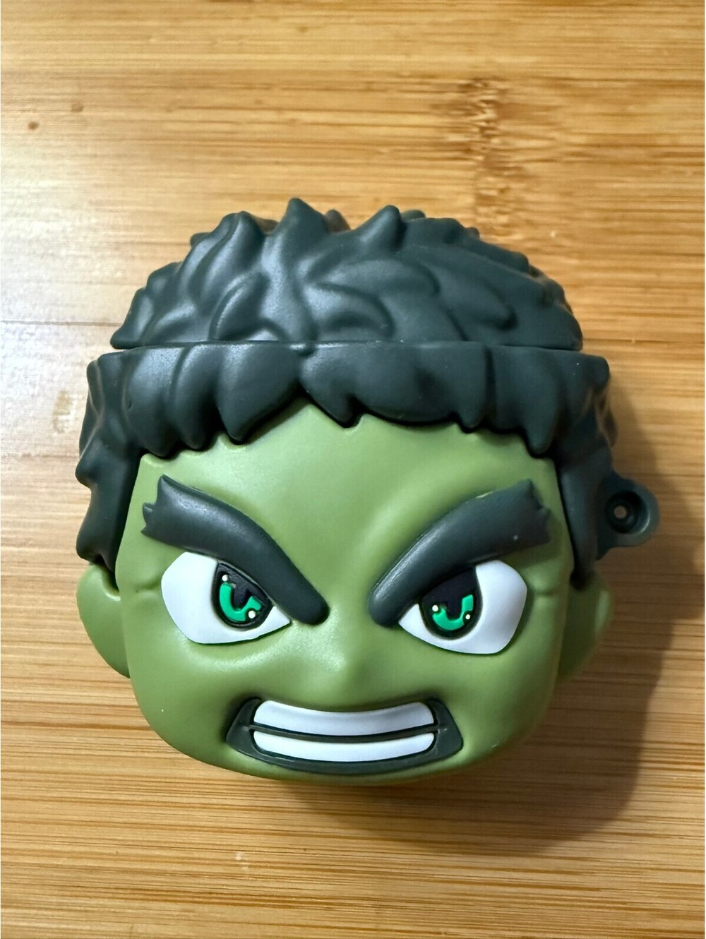 Hulk Face Silicone  Marvel Keychain Airpods gen 1 -2 case or bag charm